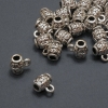 Soporte para colgante tipo bail, diámetro 7×8 mm, orificio de 2,7 mm, empaque 20 g ± 21 piezas
