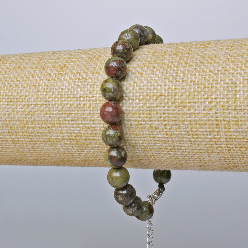 Pulsera de jaspe 'Sangre de Dragón'