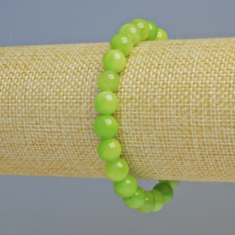 Pulsera de ónix de acrílico artificial