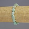 Pulsera facetada de amazonita natural