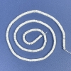 Cuentas Kaholong en rondel cuadrado 2,5×1 mm+- en hilo, longitud 39 cm+