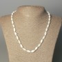 Collar de cuentas de nácar, grano 12×6 mm +-, longitud 50 mm+