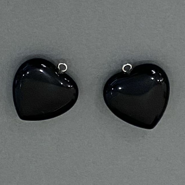 Colgante Corazón de Ágata 25x25x27 mm+