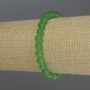Pulsera de crisoprasa, bolas lisas de 6 mm ±, 18 cm, elástica