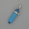 Colgante «Ojo de Gato» en cristal hexagonal, esfera 8×31×41 mm+