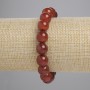 Pulsera de cornalina – bolas lisas, diámetro 10 mm +-, longitud 18 cm +-, elástica