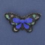 Broche «Mariposa» con Haliotis y esmalte