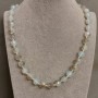 Collar de cristal checo, longitud 49 cm+