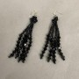 Pendientes de cristal checo, longitud 90 mm +