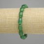 Pulsera de ágata en grano, diámetro 12×8mm, longitud 18cm, elástica