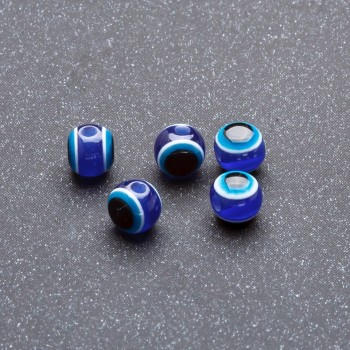 Abalorio Ojo Nazar azul, diámetro 5 mm, empaque de 85 uds, 7 g