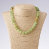 Collar de ónix, piedra natural, bolas lisas, 45 cm de longitud, 12 mm de diámetro