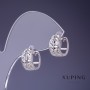 Pendientes Xuping rodio 7×11 mm