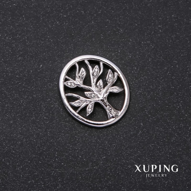 Colgante Xuping Árbol 25×22 mm rodio