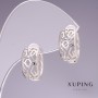 Pendientes Xuping con rodio 7x14 mm