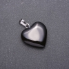 Colgante «Corazón» de ágata natural 28×19×19 mm (+-)