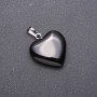 Colgante «Corazón» de ágata natural 28×19×19 mm (+-)
