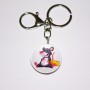 Llavero Misha, diámetro 4×3 cm, longitud 9,5 cm