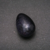 Huevo decorativo de piedra natural Aventurina 'Arena Azul Noche de El Cairo', diámetro 35×25±mm