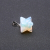 Colgante Merkaba de piedra lunar 10x10 mm