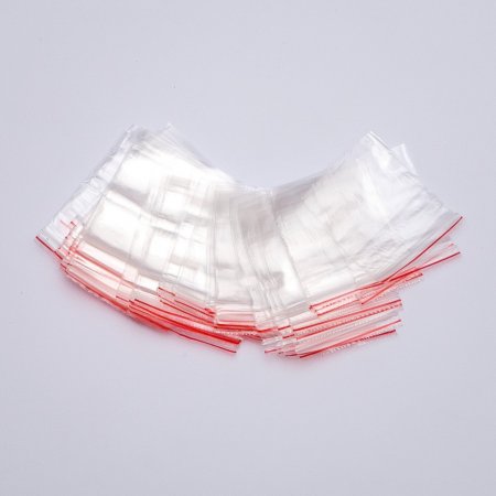 Bolsas de embalaje con cierre ZIP 6×4 cm (dimensiones 5×4 cm) — 100 uds