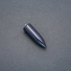 Colgante-péndulo de piedra aventurina «arena azul» (sintético) 13×40×45 mm (+-)