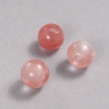 Cuentas Pandora de turmalina sandía natural 14×12 mm, agujero de 5,5 mm