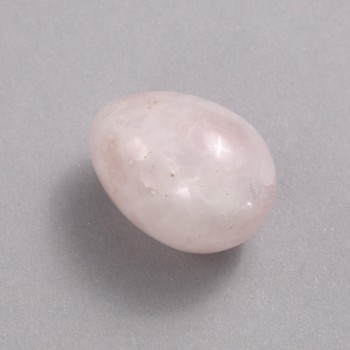 Huevo decorativo de cuarzo rosa, diámetro 40×30 mm+
