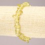 Pulsera elástica de cuarzo teñido, trocitos de 6–8 mm+