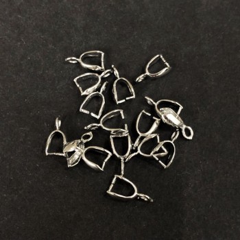 Base para colgante con borde 12×3,5 mm, empaque 17 piezas ± 5 g