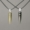 Colgantes pares «Bolas en cordón» 42×9 mm + -, longitud 45-50 cm