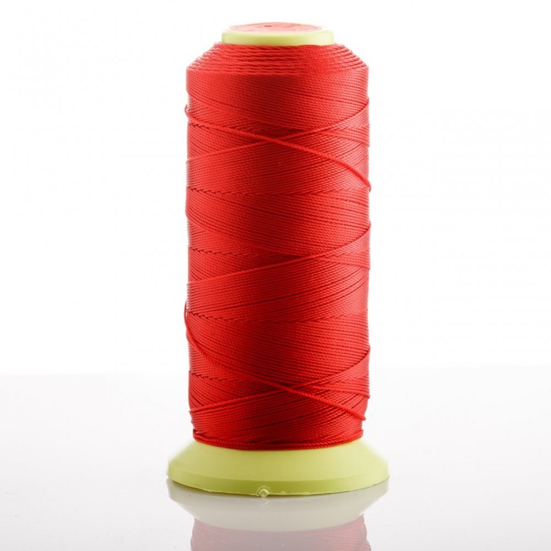 Hilo de nylon rojo, diámetro 0,9 mm, para manualidades
