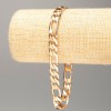 Pulsera Xuping Dorado 18K con baño de oro, trenzado en malla, longitud 25 cm, grosor 8 mm