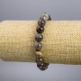 Pulsera de piedra solar, bolas lisas de 10 mm